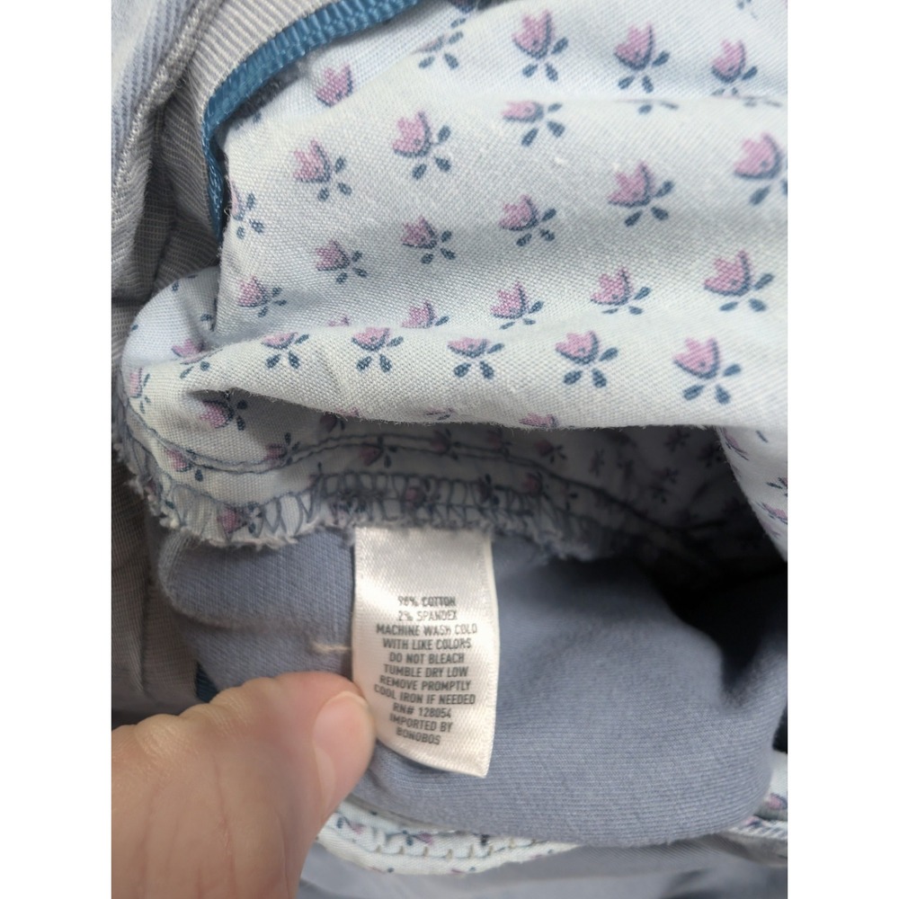 Bonobos Mens Pants Size 30/32 Blue Gray Straight Slim Fit Flat Front - Picture 12 of 15